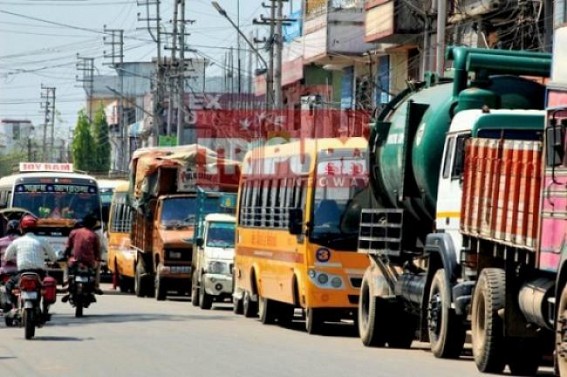 Fuel crisis continues in Tripura Fuel crisis continues in Tripura